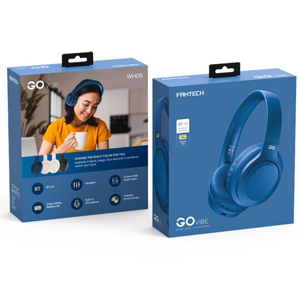 Bluetooth slušalice Fantech GO Vibe WH05 plave - G213452