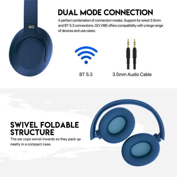 Bluetooth slušalice Fantech GO Vibe WH05 plave - G213452