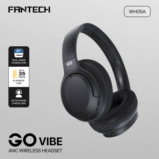 Bluetooth slušalice Fantech GO Vibe WH05A crne - G220823