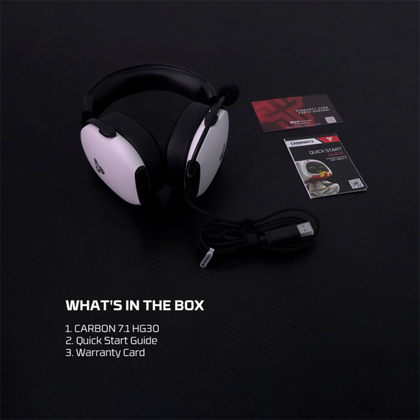 Bluetooth slušalice Fantech HG30 Carbon 7.1 crne - G221878