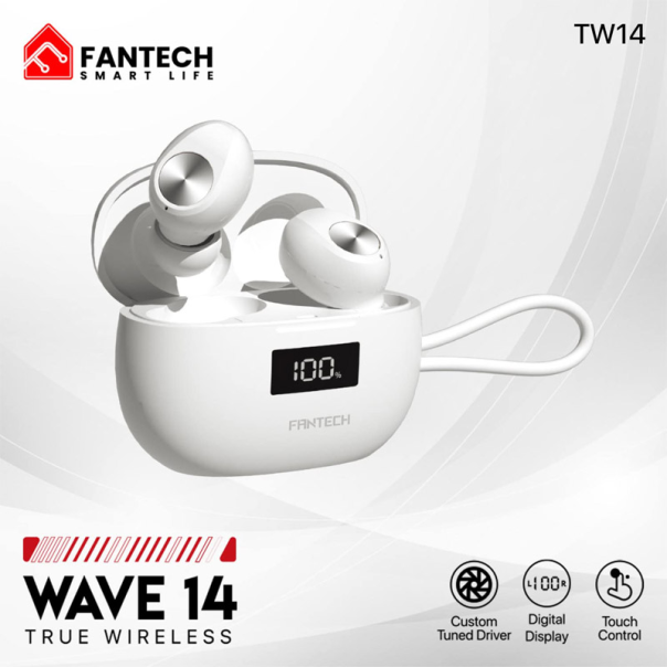 Bluetooth slušalice Fantech Wave 14 bele - G214899