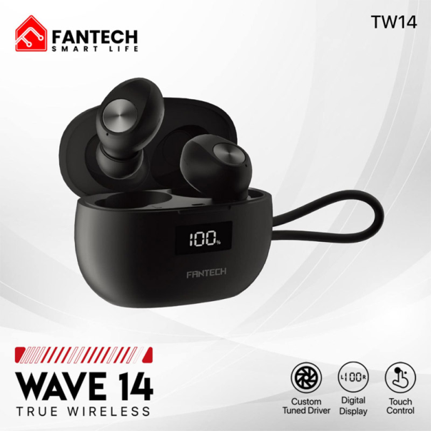 Bluetooth slušalice Fantech Wave 14 crne - G214900