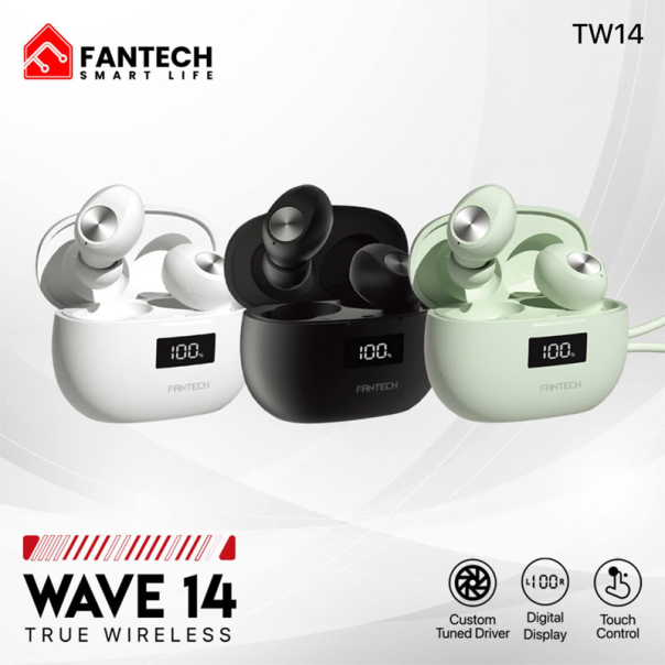 Bluetooth slušalice Fantech Wave 14 zelene - G214901