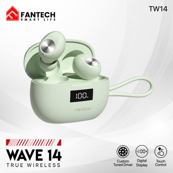 Bluetooth slušalice Fantech Wave 14 zelene - G214901