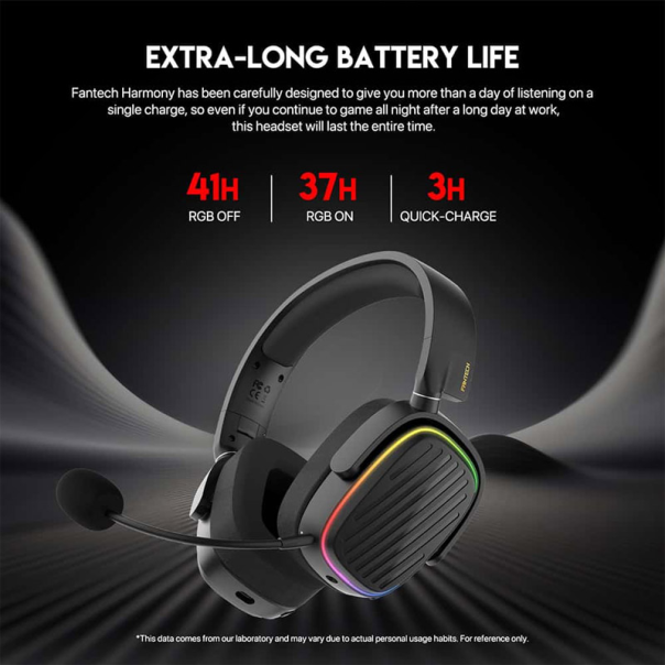 Bluetooth slušalice Fantech WHG02 Harmony crne - G217308