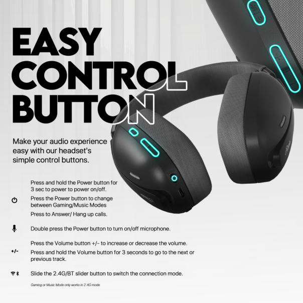 Bluetooth slušalice Fantech WHG03 Studio crne - 216767