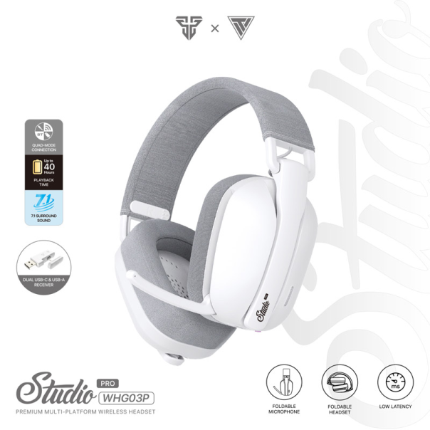 Bluetooth slušalice Fantech WHG03 Studio Pro bele - G216769