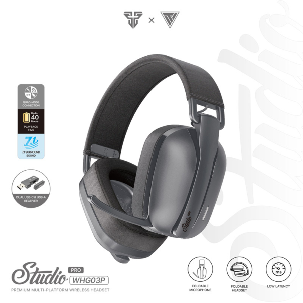 Bluetooth slušalice Fantech WHG03 Studio Pro sive - G216768