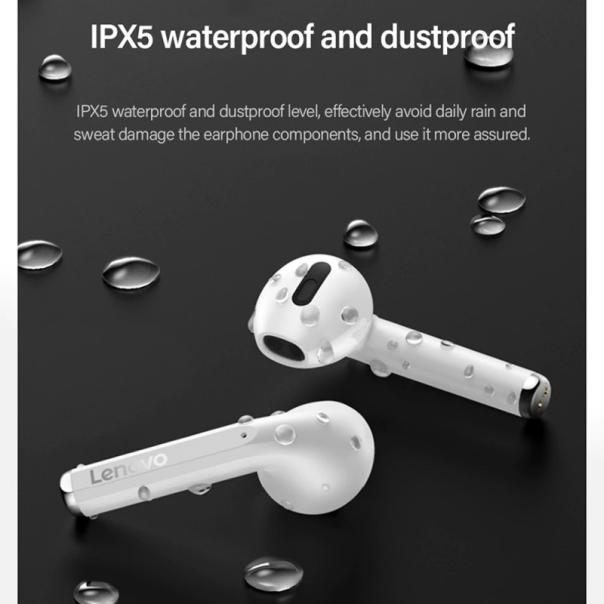 Bluetooth slusalice Lenovo LP2 Airpods bele - 94724