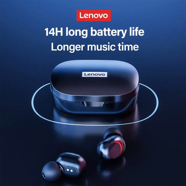 Bluetooth slušalice Lenovo thinkplus Earbuds PD1X crne - 600675