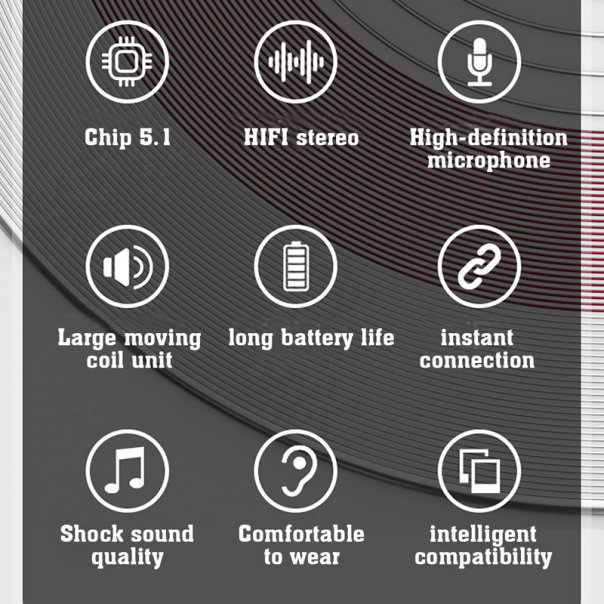 Bluetooth slušalice Lenovo thinkplus LivePods LP11 crne - 058395