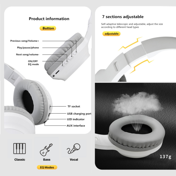 Bluetooth slusalice Sodo SD-703 plave - 207844
