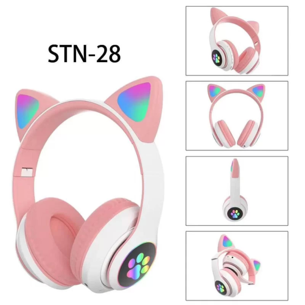 Bluetooth slušalice STN-28 roze - 621463