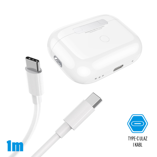 Bluetooth slušalice Teracell Airbuds Pro bele - 216136-1