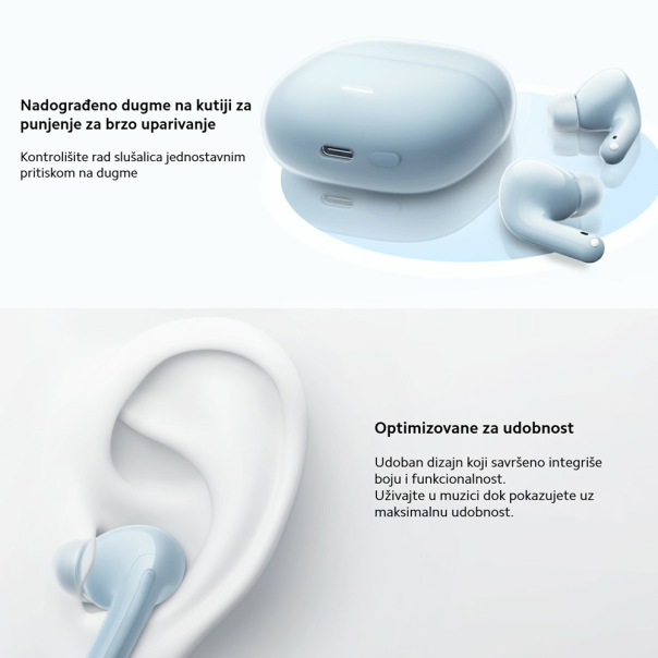XIAOMI Bluetooth Slušalice Redmi Buds 6 Lite, crna - BHR8653GL