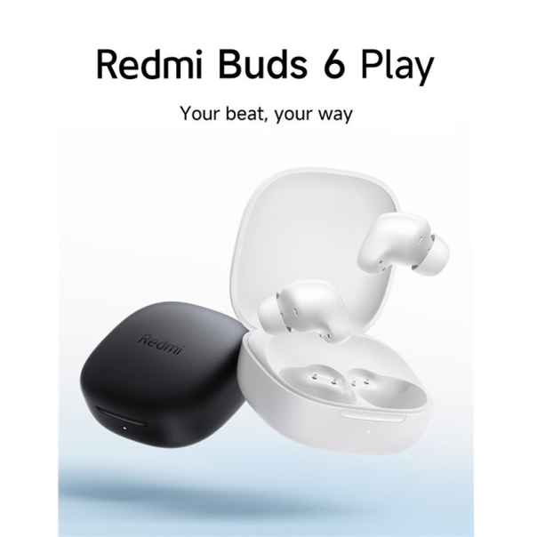 XIAOMI Bluetooth slušalice Redmi Buds 6 Play, bela - ZVU03265