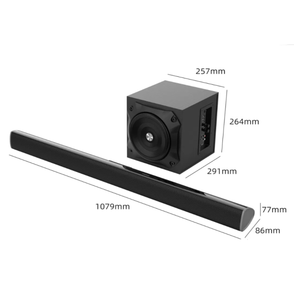 Bluetooth Soundbar JWD E-5005T crni - 214016