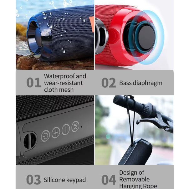 Bluetooth zvucnik TG-117 army - 219654