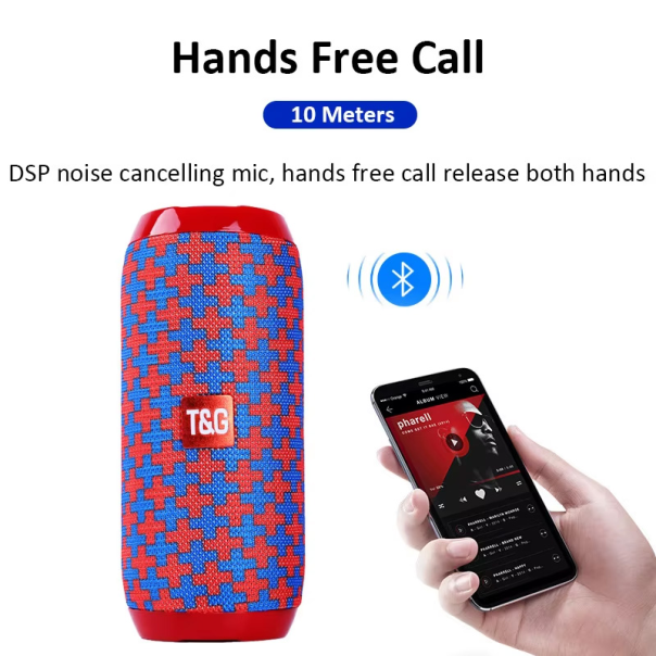 Bluetooth zvucnik TG-117 plavi - 219656