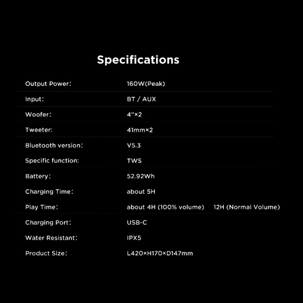 Bluetooth zvučnik BUGANi Brief Pro BS12303 plavi - 222419