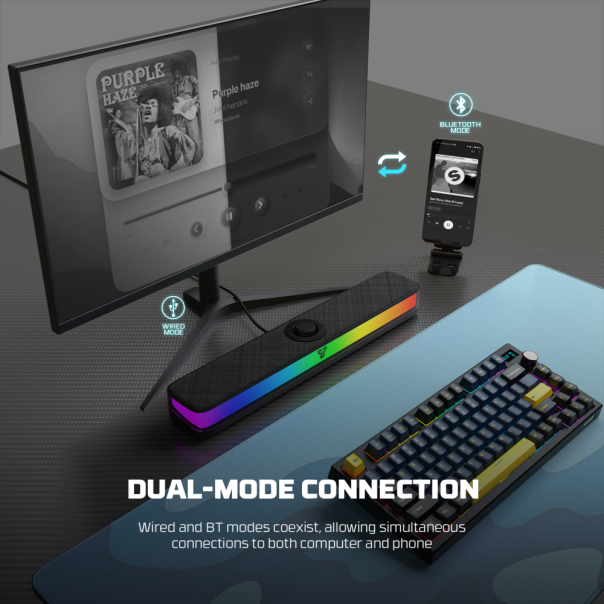 Bluetooth zvučnik Fantech BS151 GROOVE BAR PRO crni - 220826