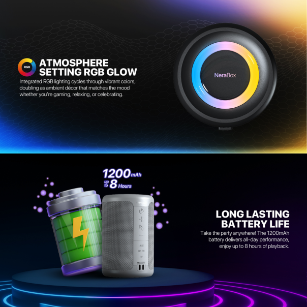 Bluetooth zvučnik Fantech BS154 NeraBox crni - 224128