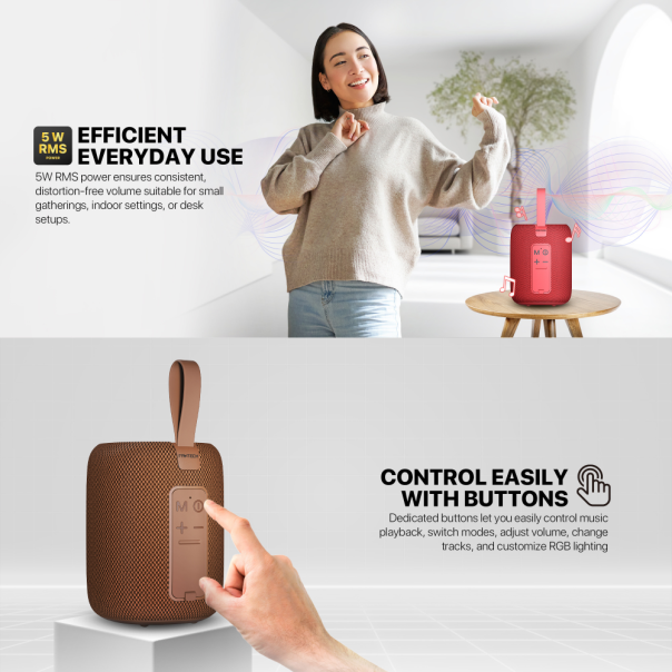 Bluetooth zvučnik Fantech BS157 NeraBox braon - 224131