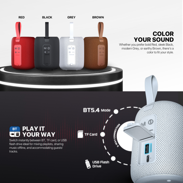 Bluetooth zvučnik Fantech BS157 NeraBox crni - 224132