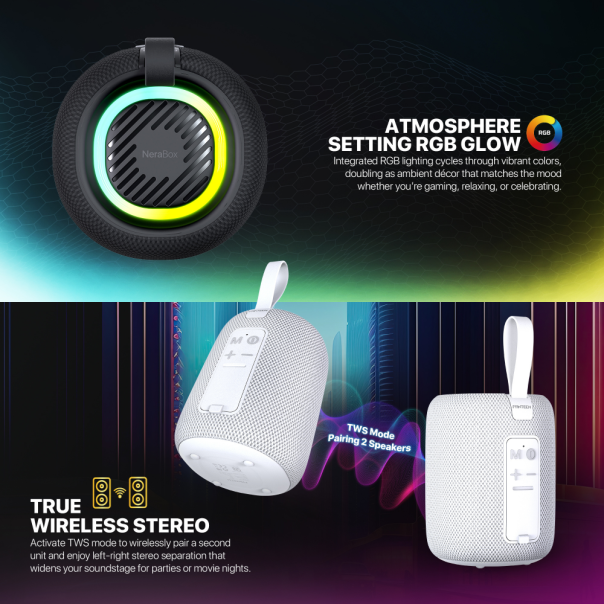 Bluetooth zvučnik Fantech BS157 NeraBox sivi - 224134