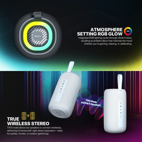 Bluetooth zvučnik Fantech BS159 NeraBox braon - 224139