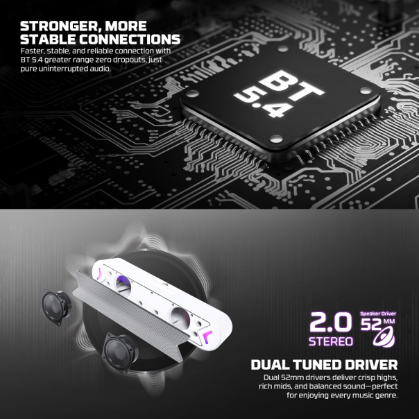 Bluetooth zvučnik Fantech BS160 GROOVE BAR beli - 224143