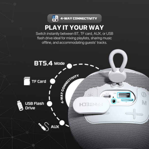 FANTECH Bluetooth zvučnik BS161 NeraBox - 224146-1