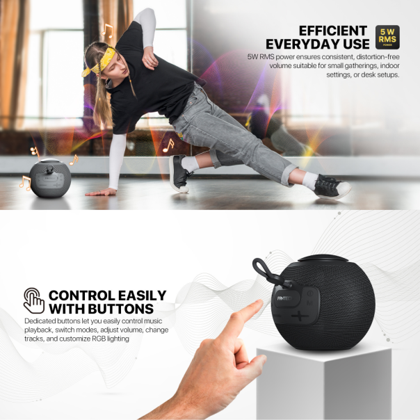 Bluetooth zvučnik Fantech BS161 NeraBox sivi - 224147