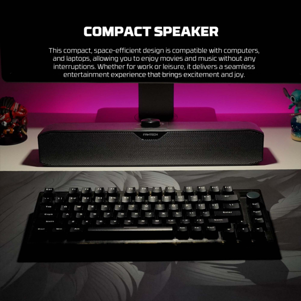 Laptop zvucnik Fantech GS206 GROOVE BAR LITE crni - 218383