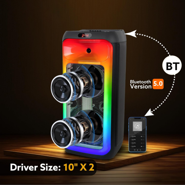 Bluetooth zvucnik JWD DR-1028 RGB - 216774