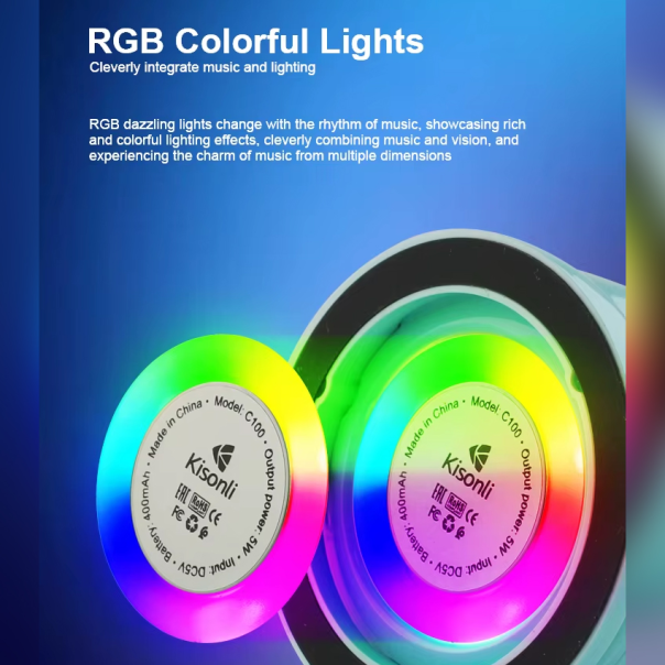 Bluetooth zvučnik Kisonli C100 mint - 223081