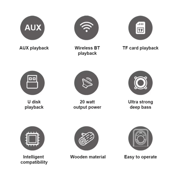 Bluetooth zvučnik Kisonli G103 crni - 221097