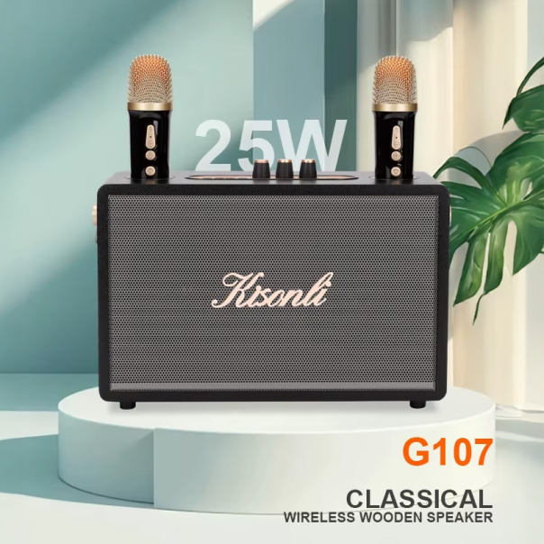 Bluetooth zvučnik Kisonli G107 crno sivi - 221098