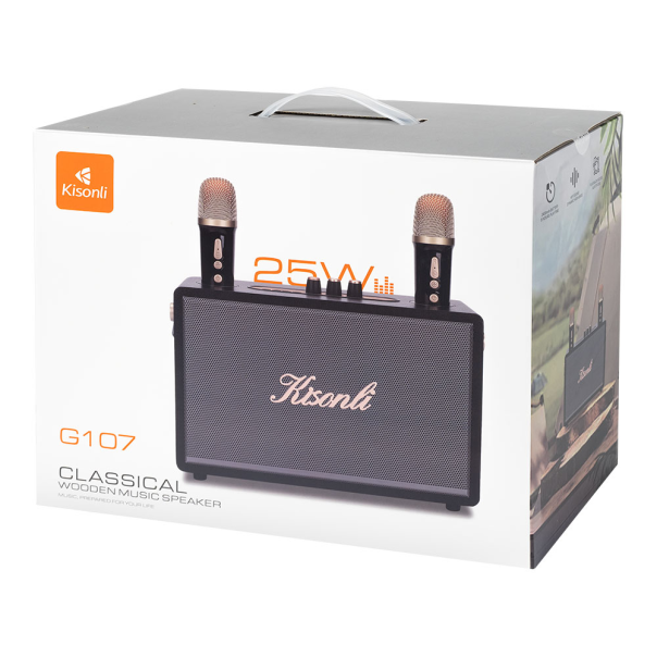 Bluetooth zvučnik Kisonli G107 crno sivi - 221098