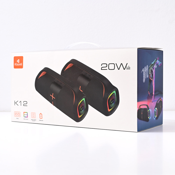 Bluetooth zvučnik Kisonli K12 crni - 221096