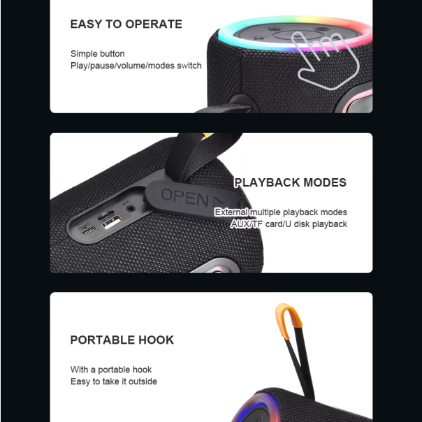 Bluetooth zvučnik Kisonli Q34 15W - 223085