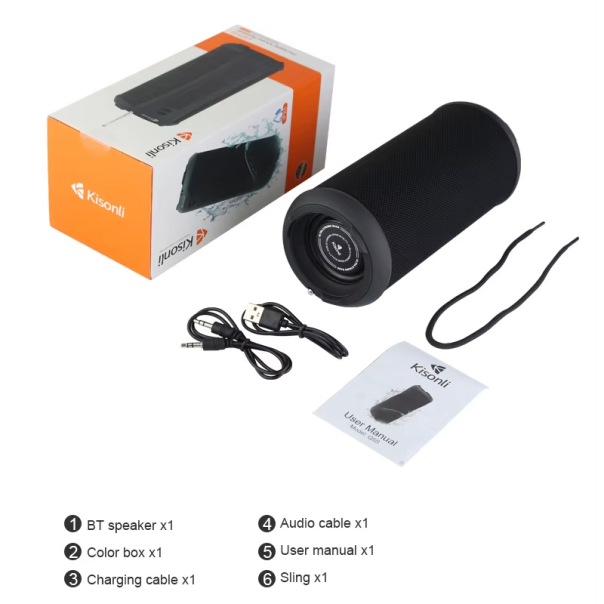 Bluetooth zvučnik Kisonli Q5S crni - 221100