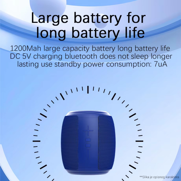 Bluetooth zvucnik LC-03 5W crni - 218199