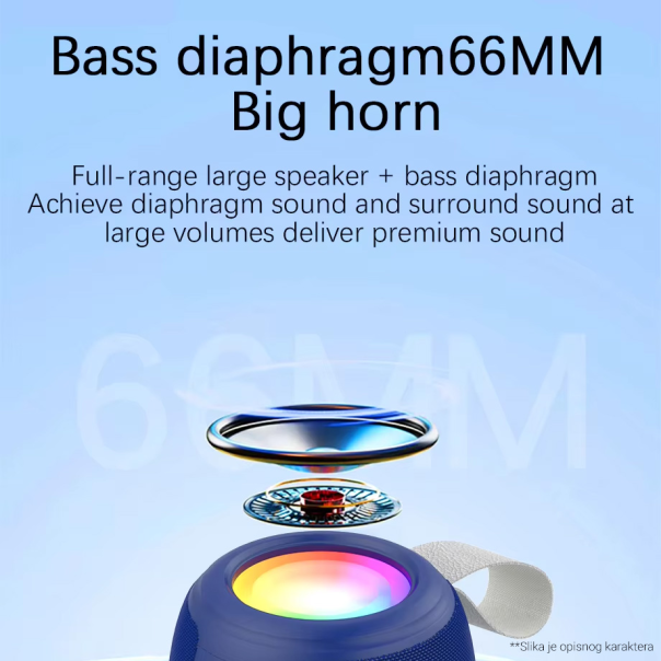 Bluetooth zvucnik LC-03 5W crni - 218199