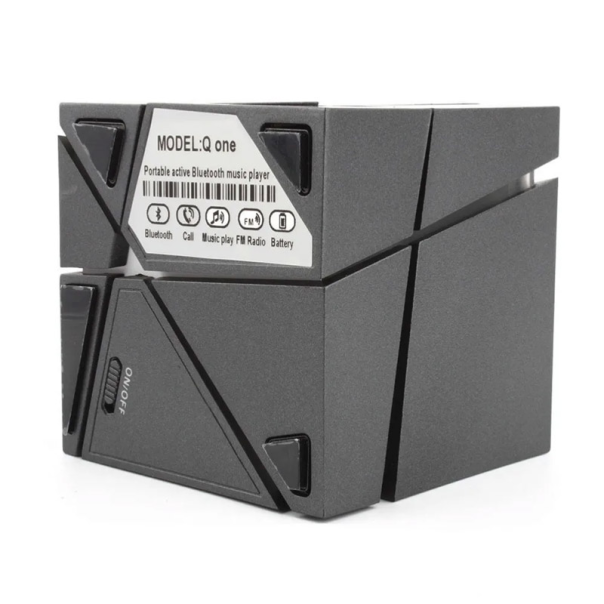 Bluetooth zvučnik LED Magic Cube minI crni - 605938