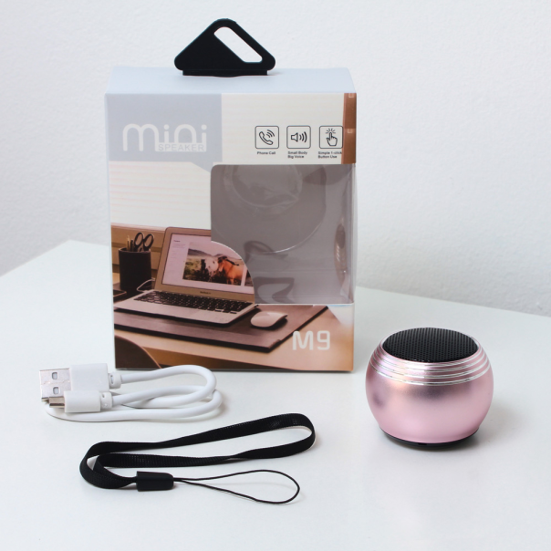 Bluetooth zvucnik M9 roze - 205290
