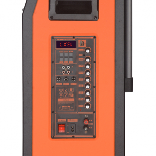 Bluetooth zvučnik NDR-112R 80w narandzasti - 224075