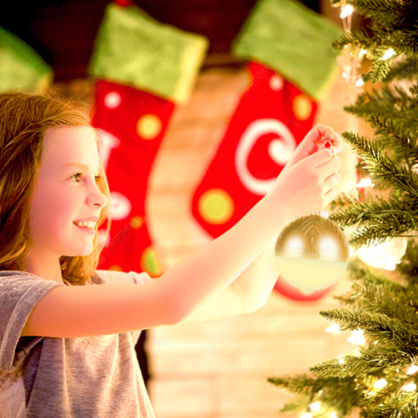 Bluetooth zvucnik novogodisnji ukras zlatni - 87816