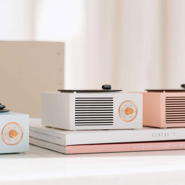 Bluetooth zvučnik Retro Vintage 3D plavi - 605950