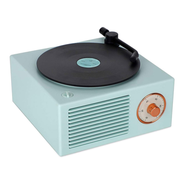 Bluetooth zvučnik Retro Vintage 3D plavi - 605950